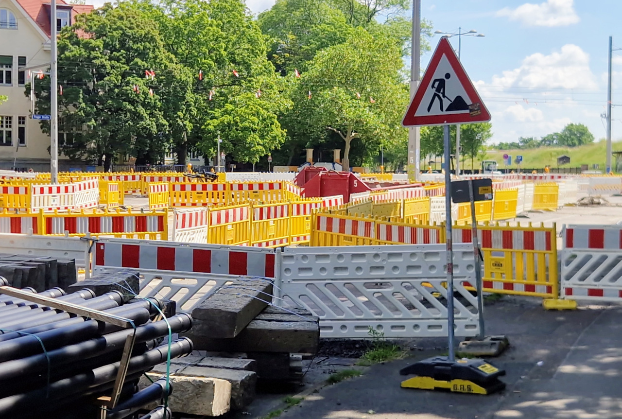 Baustelle Prager Strasse